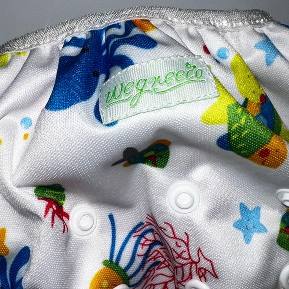 wegreeco Baby & Toddler Snap One Size Adjustable Reusable Baby Swim Diaper - Picture 14 of 14